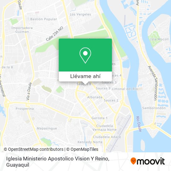 Mapa de Iglesia Ministerio Apostolico Vision Y Reino