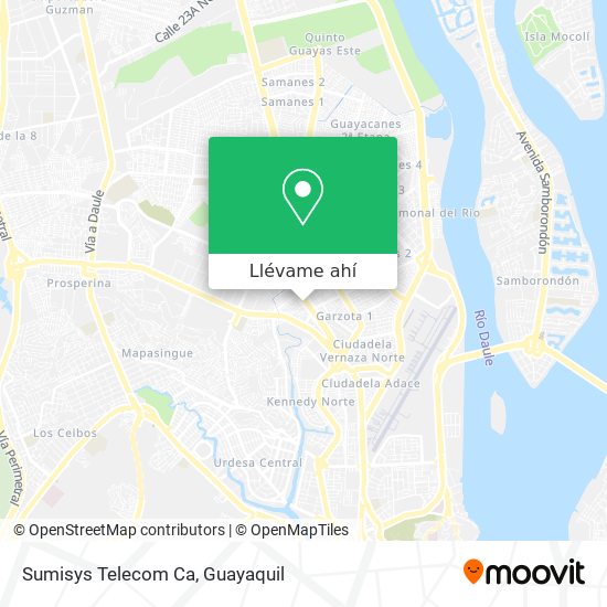 Mapa de Sumisys Telecom Ca