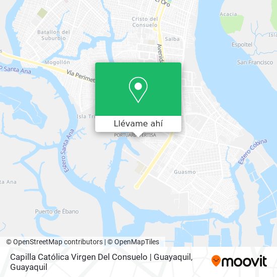 Mapa de Capilla Católica Virgen Del Consuelo | Guayaquil
