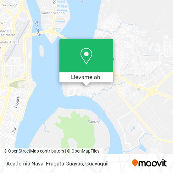Mapa de Academia Naval Fragata Guayas