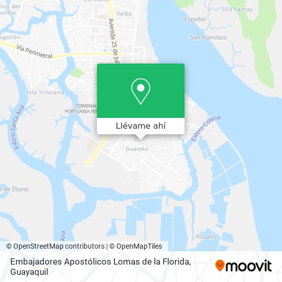 Mapa de Embajadores Apostólicos Lomas de la Florida