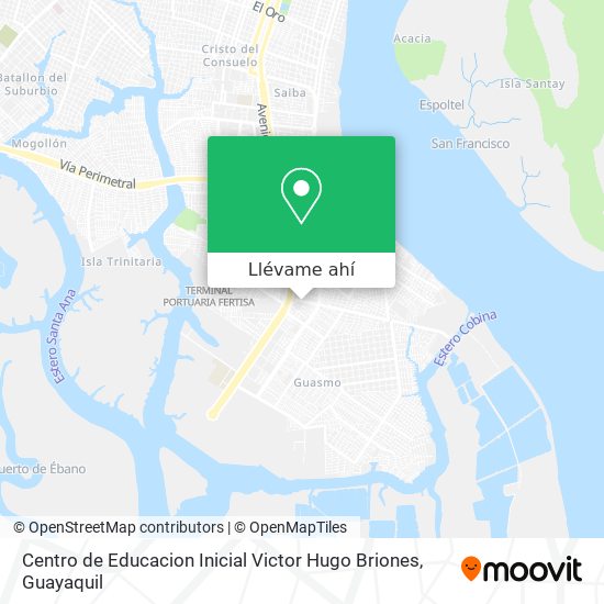 Mapa de Centro de Educacion Inicial Victor Hugo Briones