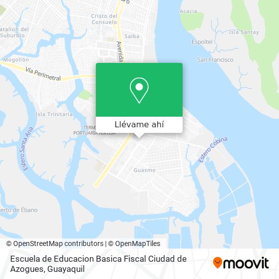 Mapa de Escuela de Educacion Basica Fiscal Ciudad de Azogues