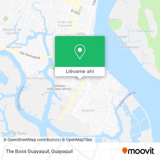 Mapa de The Boss Guayaquil