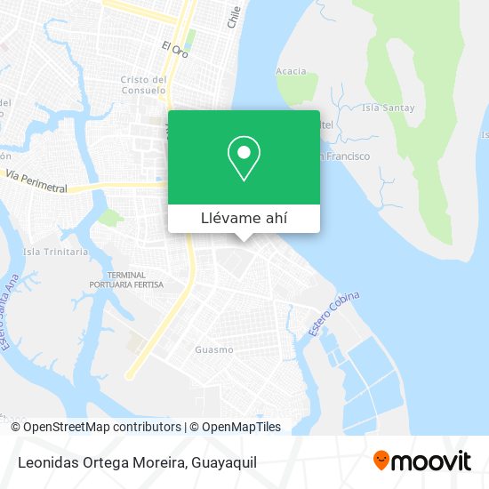 Mapa de Leonidas Ortega Moreira