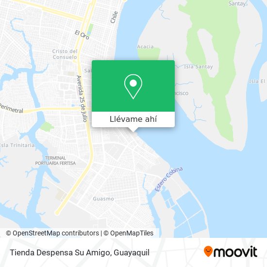 Mapa de Tienda Despensa Su Amigo