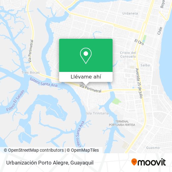 Mapa de Urbanización Porto Alegre