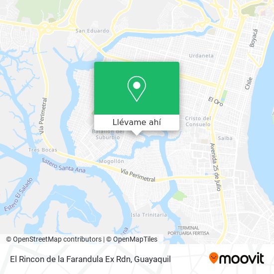 Mapa de El Rincon de la Farandula Ex Rdn