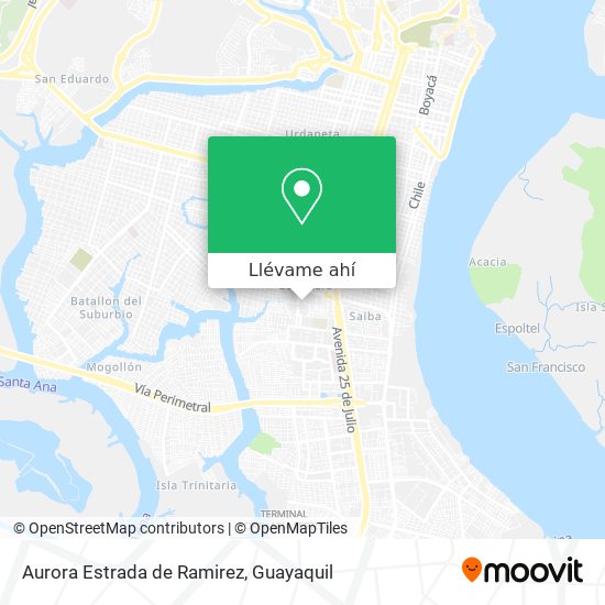 Mapa de Aurora Estrada de Ramirez