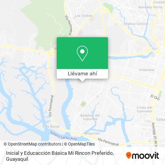 Mapa de Inicial y Educacción Básica Mi Rincon Preferido