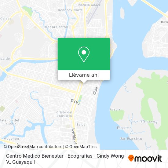 Mapa de Centro Medico Bienestar - Ecografías - Cindy Wong V.