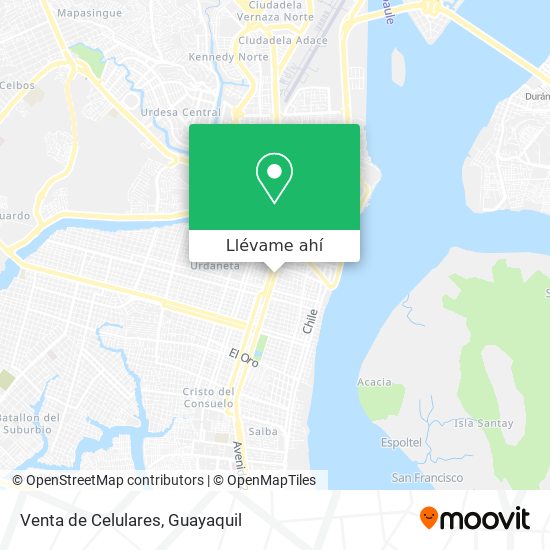 Mapa de Venta de Celulares