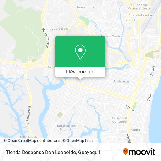 Mapa de Tienda Despensa Don Leopoldo