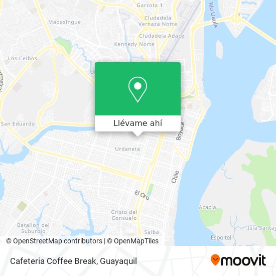 Mapa de Cafeteria Coffee Break