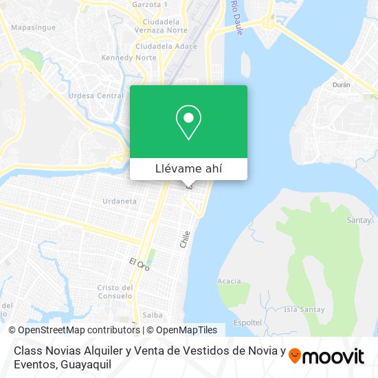 Mapa de Class Novias Alquiler y Venta de Vestidos de Novia y Eventos