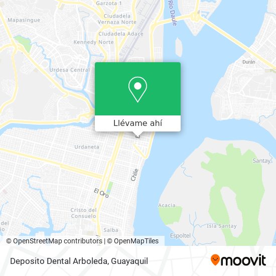 Mapa de Deposito Dental Arboleda