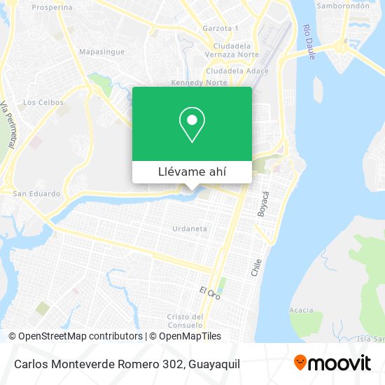 Mapa de Carlos Monteverde Romero 302