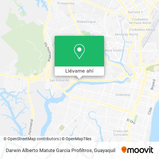 Mapa de Darwin Alberto Matute Garcia Profiltros