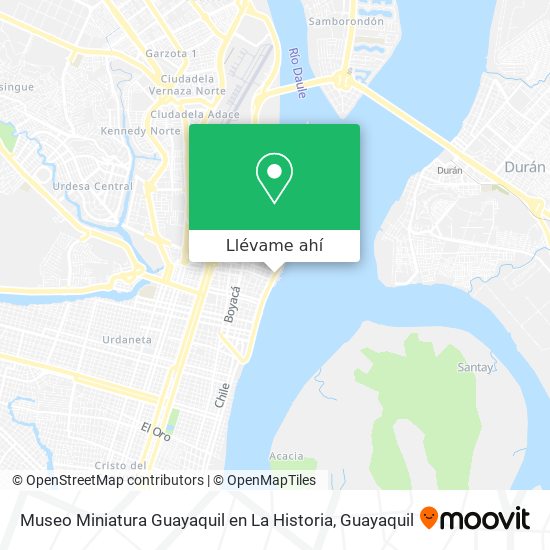 Mapa de Museo Miniatura Guayaquil en La Historia