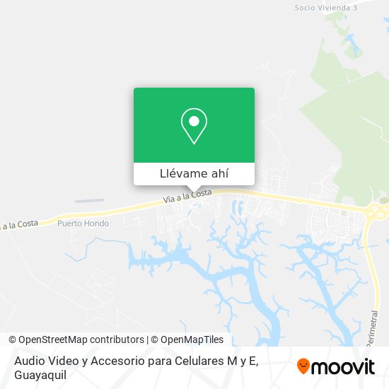 Mapa de Audio Video y Accesorio para Celulares M y E