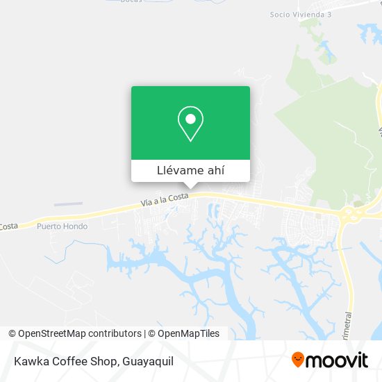 Mapa de Kawka Coffee Shop