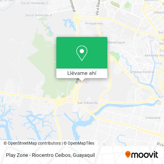 Mapa de Play Zone - Riocentro Ceibos