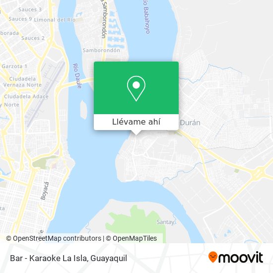 Mapa de Bar - Karaoke La Isla