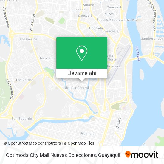 Mapa de Optimoda City Mall Nuevas Colecciones
