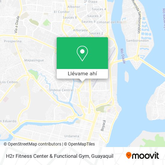 Mapa de H2r Fitness Center & Functional Gym