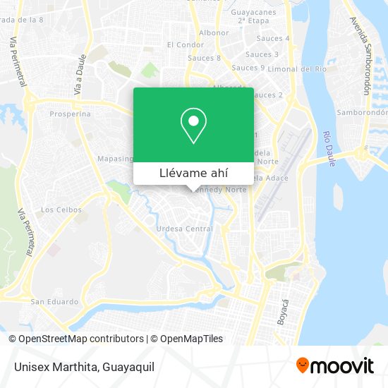 Mapa de Unisex Marthita