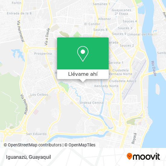 Mapa de Iguanazù