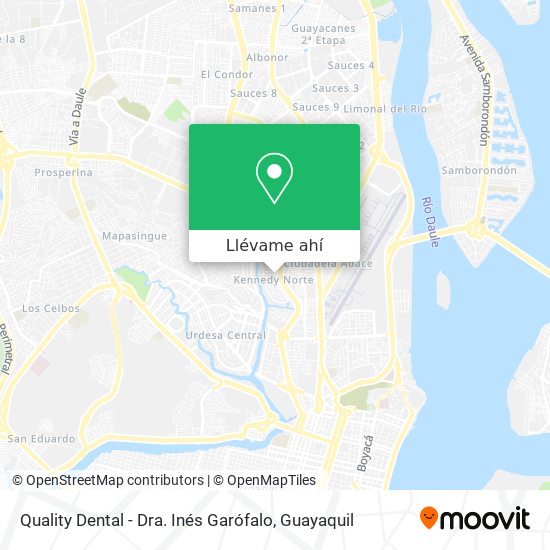 Mapa de Quality Dental - Dra. Inés Garófalo