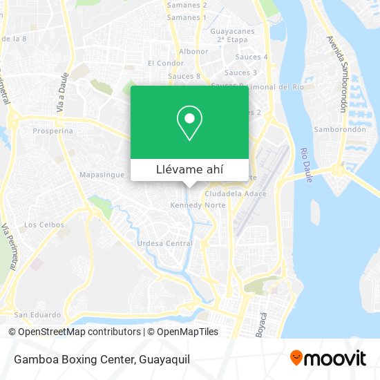 Mapa de Gamboa Boxing Center