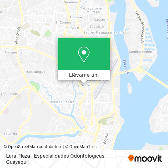 Mapa de Lara Plaza - Especialidades Odontologicas