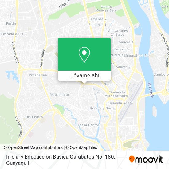 Mapa de Inicial y Educacción Básica Garabatos No. 180