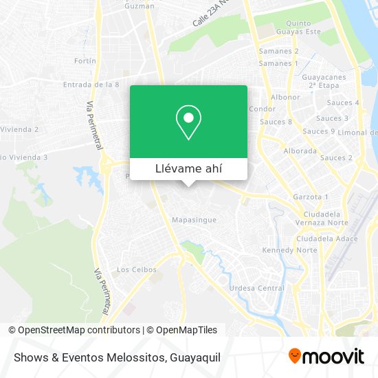 Mapa de Shows & Eventos Melossitos