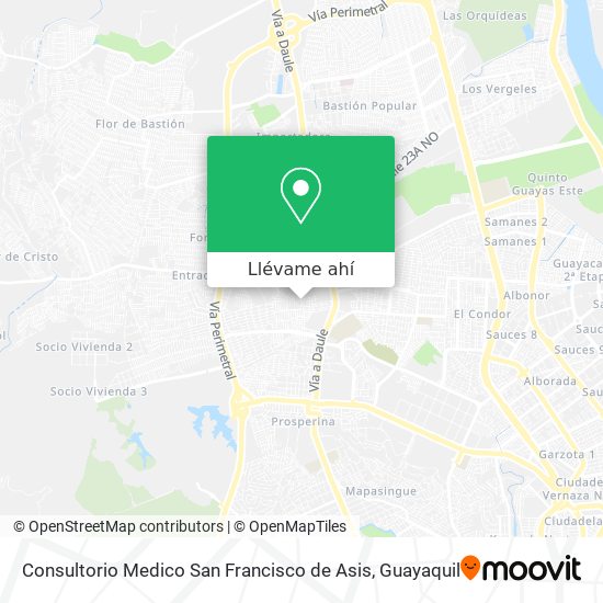Mapa de Consultorio Medico San Francisco de Asis