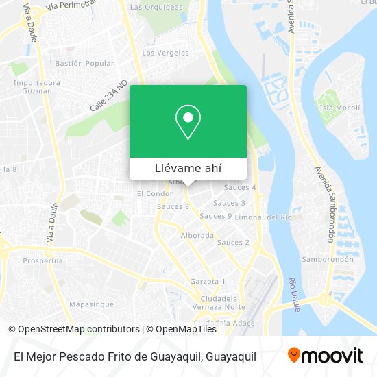 Mapa de El Mejor Pescado Frito de Guayaquil