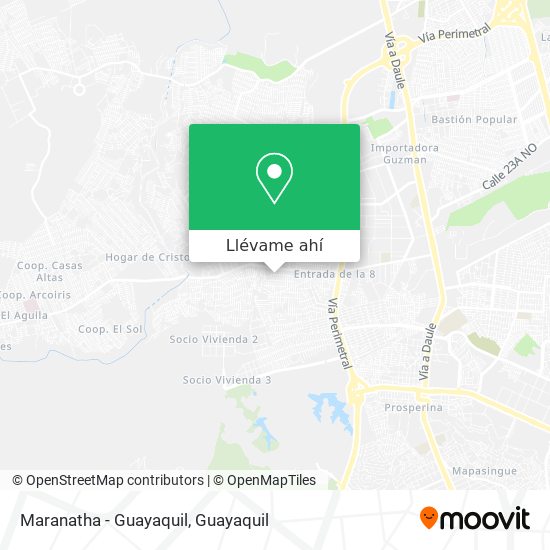 Mapa de Maranatha - Guayaquil