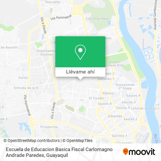 Mapa de Escuela de Educacion Basica Fiscal Carlomagno Andrade Paredes