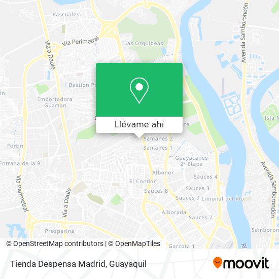 Mapa de Tienda Despensa Madrid