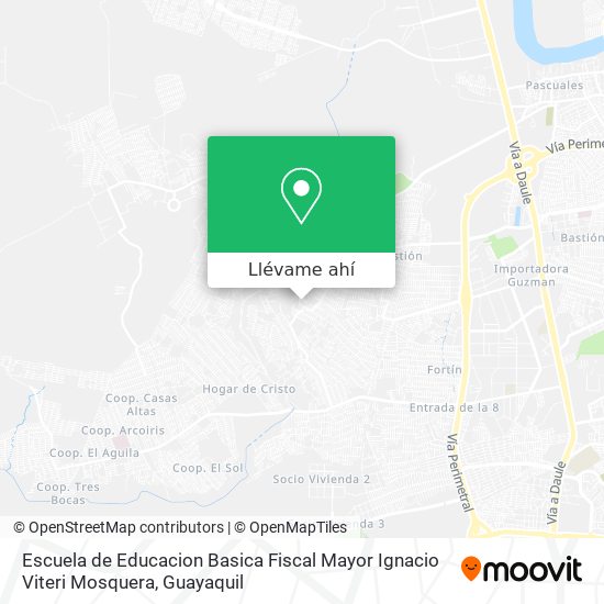Mapa de Escuela de Educacion Basica Fiscal Mayor Ignacio Viteri Mosquera