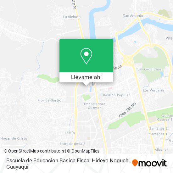 Mapa de Escuela de Educacion Basica Fiscal Hideyo Noguchi