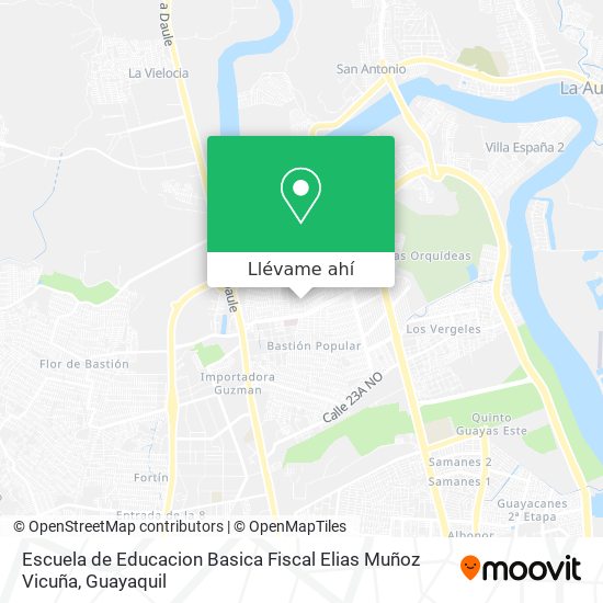Mapa de Escuela de Educacion Basica Fiscal Elias Muñoz Vicuña