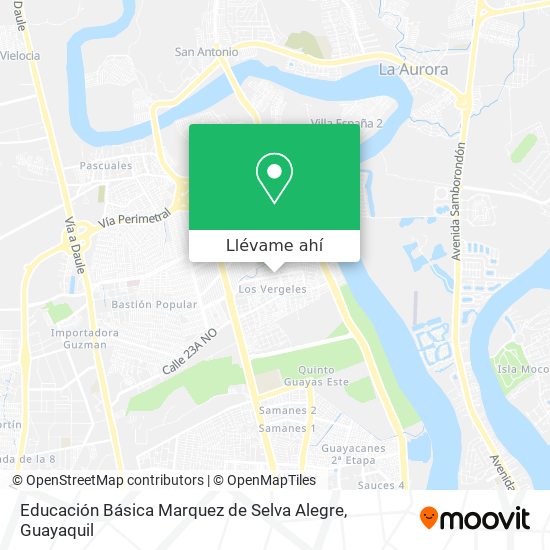 Mapa de Educación Básica Marquez de Selva Alegre