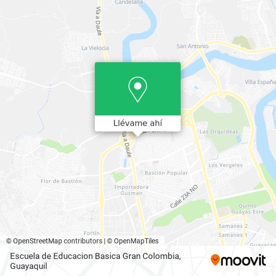 Mapa de Escuela de Educacion Basica Gran Colombia