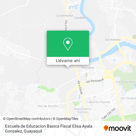 Mapa de Escuela de Educacion Basica Fiscal Elisa Ayala Gonzalez