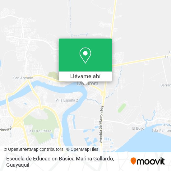 Mapa de Escuela de Educacion Basica Marina Gallardo