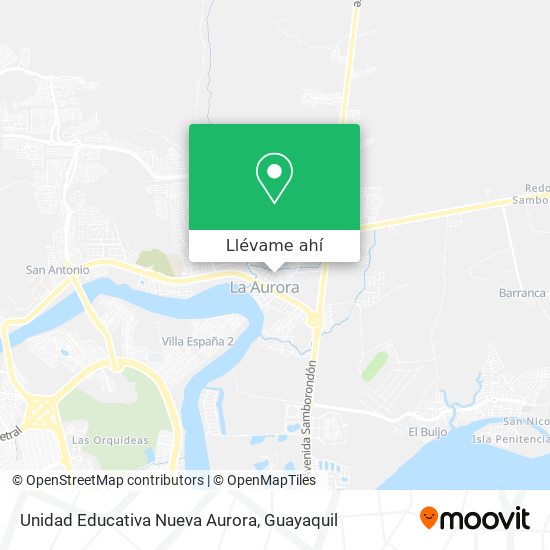 Mapa de Unidad Educativa Nueva Aurora