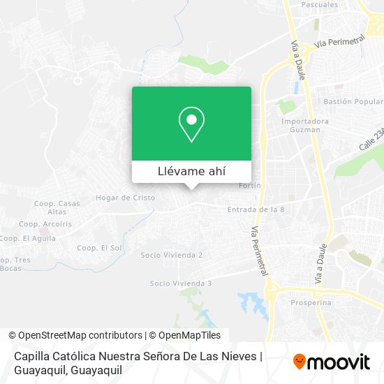 Mapa de Capilla Católica Nuestra Señora De Las Nieves | Guayaquil